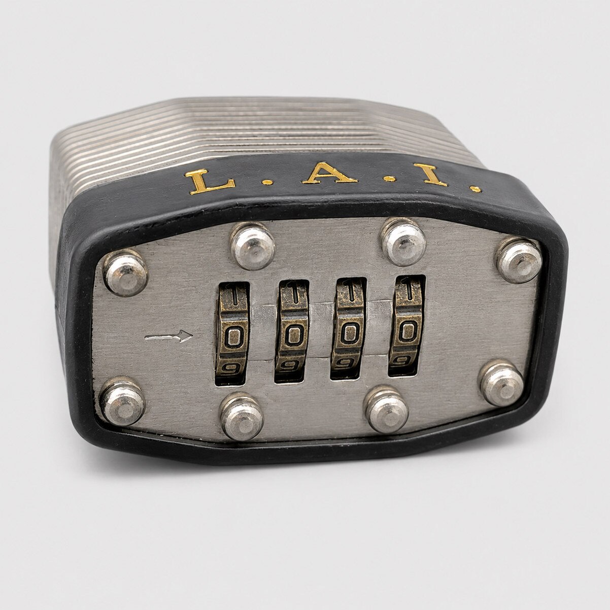 Steel combination padlock bottom